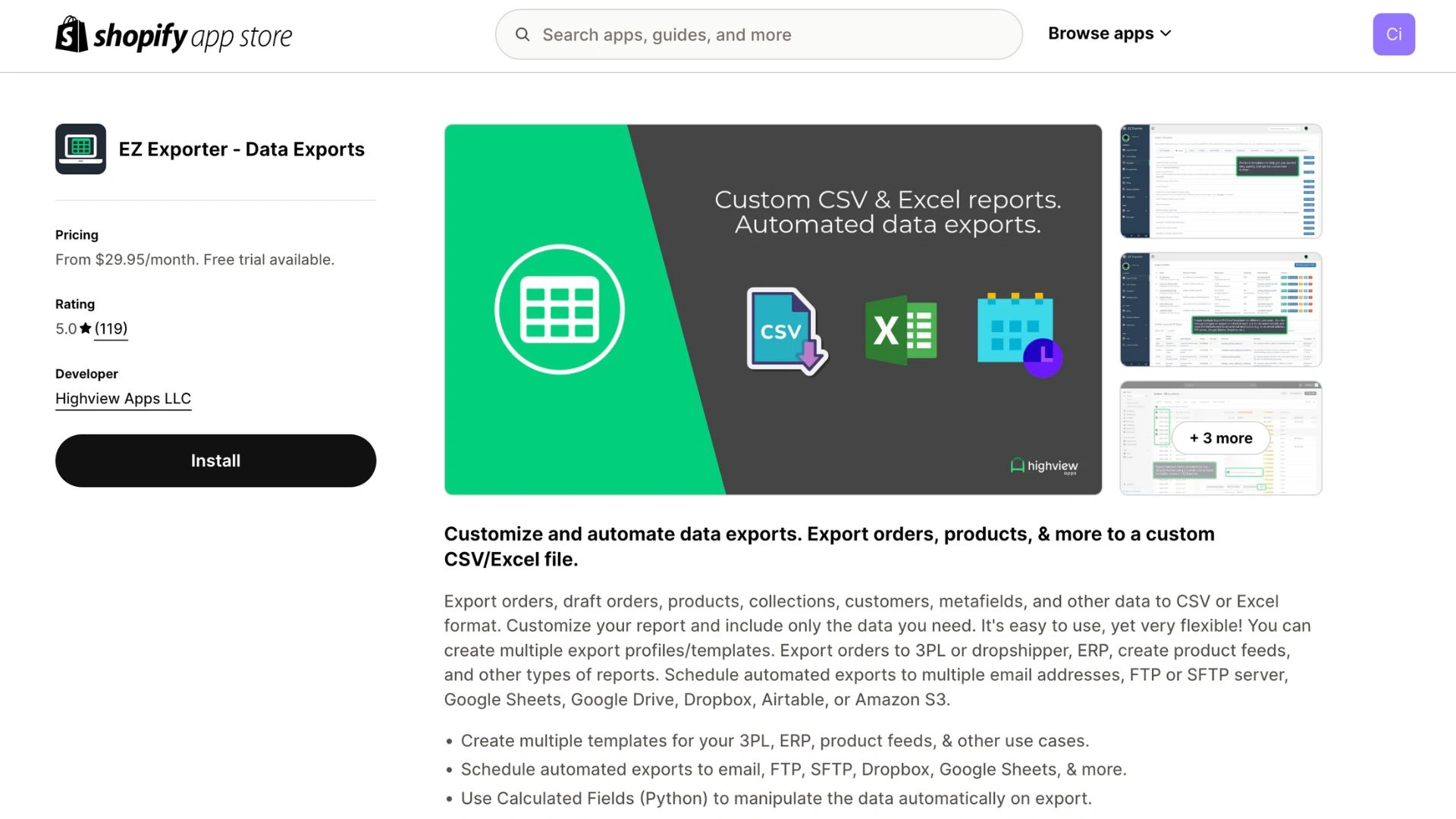 EZ Exporter – Data Exports
